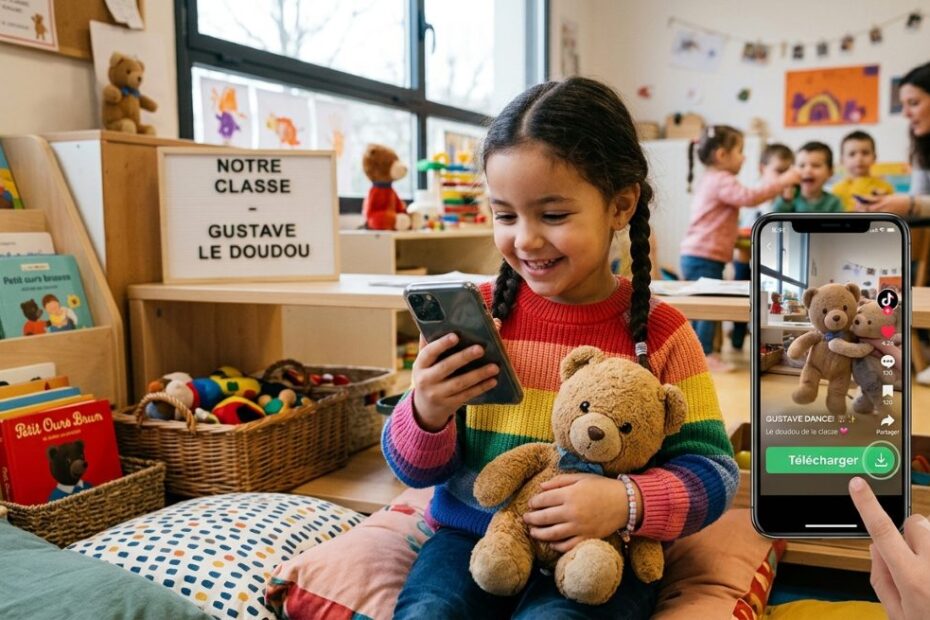 Télécharger vidéo TikTok du doudou de la classe